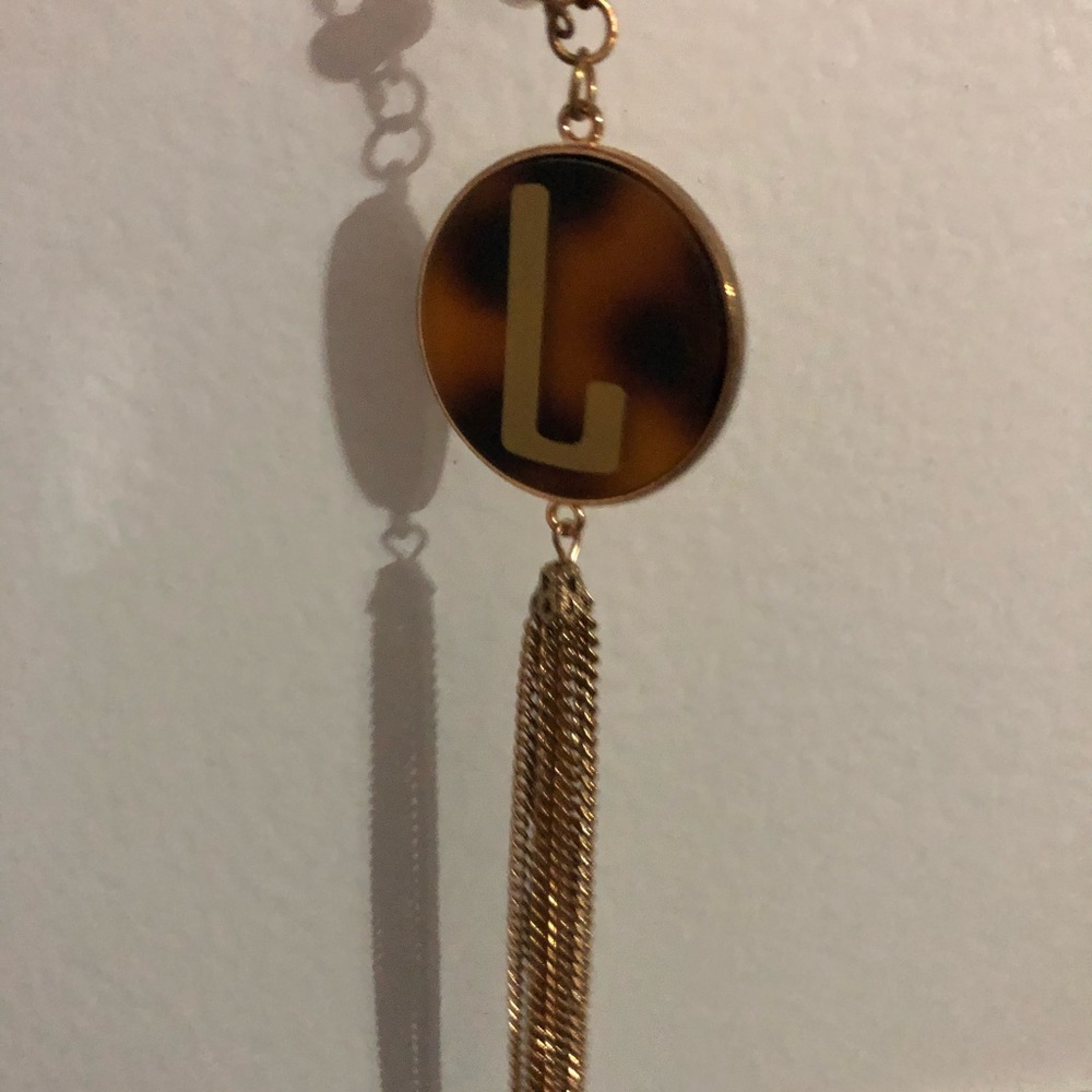 Necklace with “L”